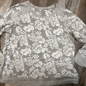 Lane Bryant Floral Crew sweatshirt (plus size)